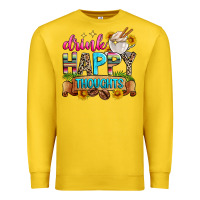 Lemon drink happy thoughts Premium Sweatshirt - Zillion Design Studio
