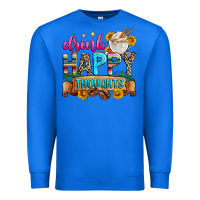 True Royal drink happy thoughts Premium Sweatshirt - Zillion Design Studio