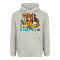 Moon Dust Happy Fall Y'all Longhorn Cow Heavyweight Hoodie - RanaPortraitStore