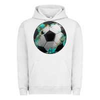 Pigment Lunar Rock western sport soccer camouflage turquoise pattern Urban Hoodie - Artiststas