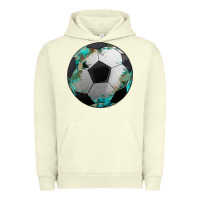 Pigment Pistachio western sport soccer camouflage turquoise pattern Urban Hoodie - Artiststas