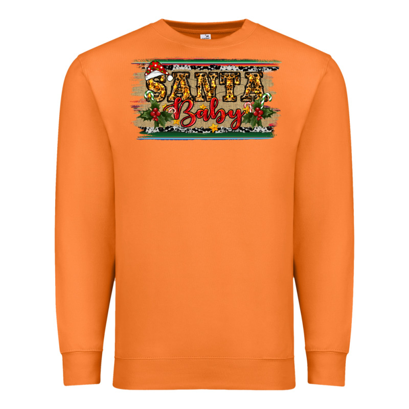Christmas Western Santa Baby Premium Sweatshirt by RanaPortraitStore | Teevron