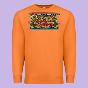 Christmas Western Santa Baby Premium Sweatshirt Designed By Ranaportraitstore