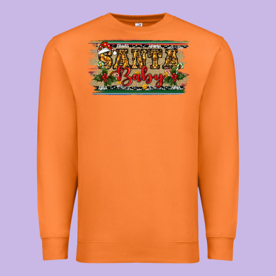 Christmas Western Santa Baby Premium Sweatshirt Designed By Ranaportraitstore