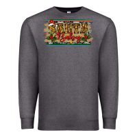 Charcoal Heather christmas western santa baby Premium Sweatshirt - RanaPortraitStore