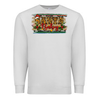 Dove Grey christmas western santa baby Premium Sweatshirt - RanaPortraitStore