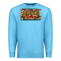 Ocean Blue christmas western santa baby Premium Sweatshirt - RanaPortraitStore