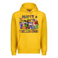 Lemon happy halloween coffee cups Premium Hoodie - AdoDesignShop