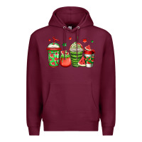 Burgundy watermelon coffee Premium Hoodie - Jasminsmagicworld