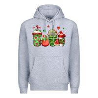 Heather Grey watermelon coffee Premium Hoodie - Jasminsmagicworld