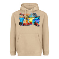 Mushroom truck coffee cups Heavyweight Hoodie - Zillion Design Studio