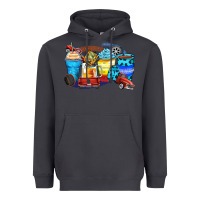 Smoke truck coffee cups Heavyweight Hoodie - Zillion Design Studio