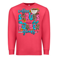 Cardinal coffee scrubs and rubber gloves Premium Sweatshirt - Zillion Design Studio