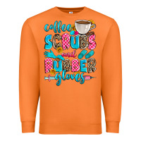 Carrot coffee scrubs and rubber gloves Premium Sweatshirt - Zillion Design Studio
