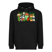 Black panda coffee cups Heavyweight Hoodie - Zillion Design Studio
