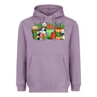 Lavender panda coffee cups Heavyweight Hoodie - Zillion Design Studio
