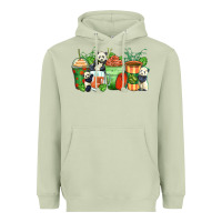 Matcha panda coffee cups Heavyweight Hoodie - Zillion Design Studio