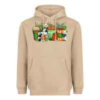 Mushroom panda coffee cups Heavyweight Hoodie - Zillion Design Studio
