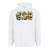 White panda coffee cups Heavyweight Hoodie - Zillion Design Studio