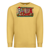 Antique Gold christmas western papa claus Premium Sweatshirt - RanaPortraitStore