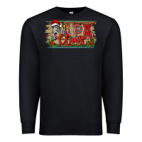 Black christmas western papa claus Premium Sweatshirt - RanaPortraitStore