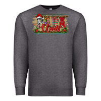 Charcoal Heather christmas western papa claus Premium Sweatshirt - RanaPortraitStore