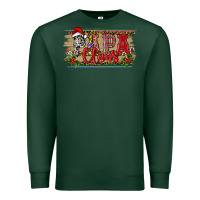 Sports Green christmas western papa claus Premium Sweatshirt - RanaPortraitStore