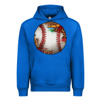 Cobalt western baseball leopard serape pattern Urban Hoodie - Artiststas