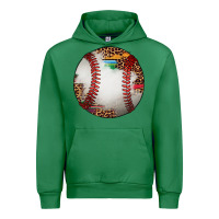 Emerald western baseball leopard serape pattern Urban Hoodie - Artiststas