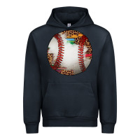 Navy western baseball leopard serape pattern Urban Hoodie - Artiststas