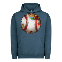 Pigment Midnight Navy western baseball leopard serape pattern Urban Hoodie - Artiststas
