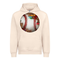 Sandshell western baseball leopard serape pattern Urban Hoodie - Artiststas