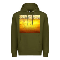Army Green beer bubble Premium Hoodie - AdoDesignShop