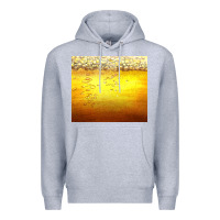 Heather Grey beer bubble Premium Hoodie - AdoDesignShop