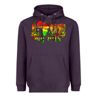 Plum love my roots juneteenth Heavyweight Hoodie - texasbilliewilder