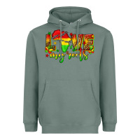 Sage love my roots juneteenth Heavyweight Hoodie - texasbilliewilder
