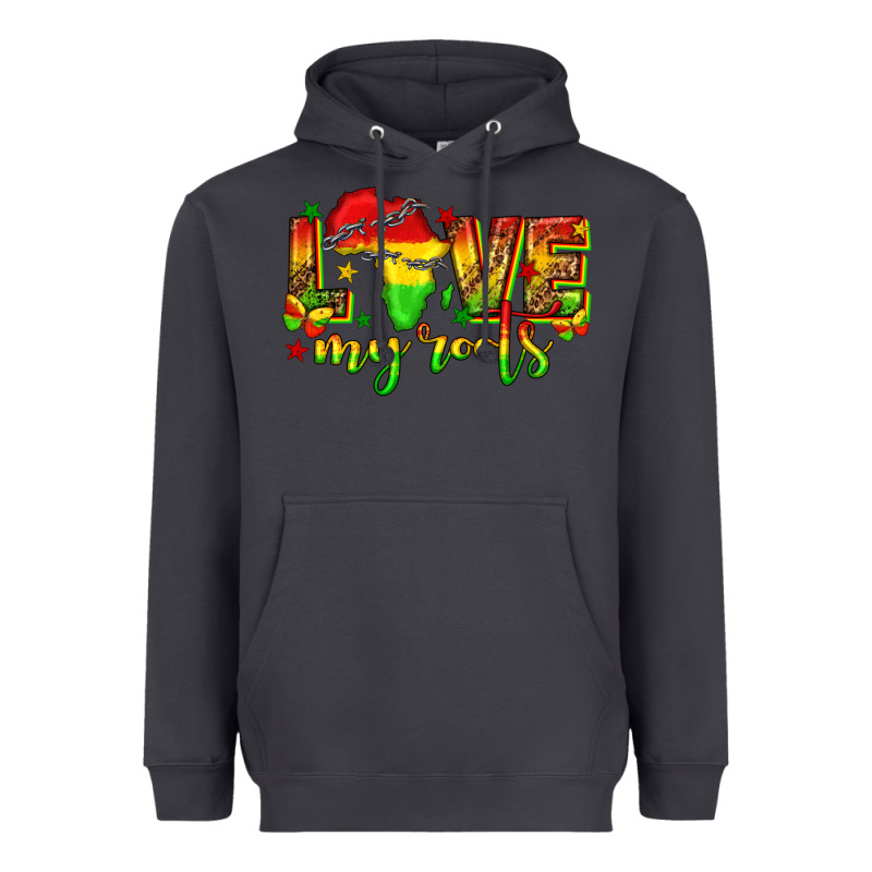 Love My Roots Juneteenth Heavyweight Hoodie by texasbilliewilder | Teevron
