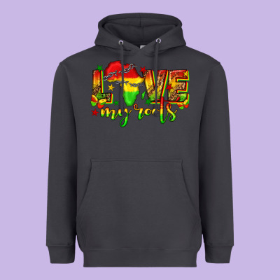 Heavyweight Hoodie love my roots juneteenth