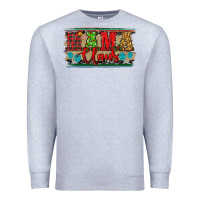 Heather Grey christmas western mama claus Premium Sweatshirt - RanaPortraitStore