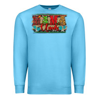 Ocean Blue christmas western mama claus Premium Sweatshirt - RanaPortraitStore