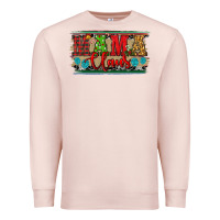 Pale Pink christmas western mama claus Premium Sweatshirt - RanaPortraitStore