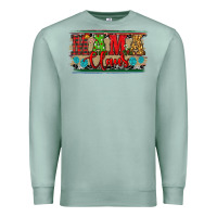 Seafoam christmas western mama claus Premium Sweatshirt - RanaPortraitStore
