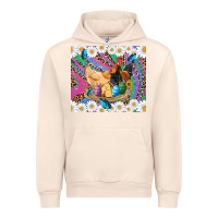 Sandshell easter farm chicken chick rooster daisys butterfly sunflower eggs glit Urban Hoodie - Artiststas