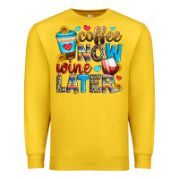 Lemon coffee now wine later Premium Sweatshirt - Zillion Design Studio