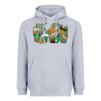 Heather Grey koala coffee cups Heavyweight Hoodie - Zillion Design Studio