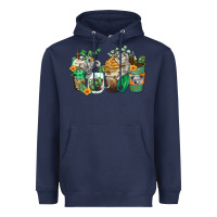 Navy koala coffee cups Heavyweight Hoodie - Zillion Design Studio