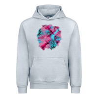 Heather Grey v.d gemstone's patches Urban Hoodie - AdoDesignShop