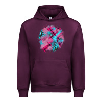 Mauve Wine v.d gemstone's patches Urban Hoodie - AdoDesignShop