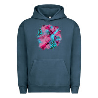 Pigment Midnight Navy v.d gemstone's patches Urban Hoodie - AdoDesignShop