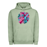 Pigment Oil Green v.d gemstone's patches Urban Hoodie - AdoDesignShop